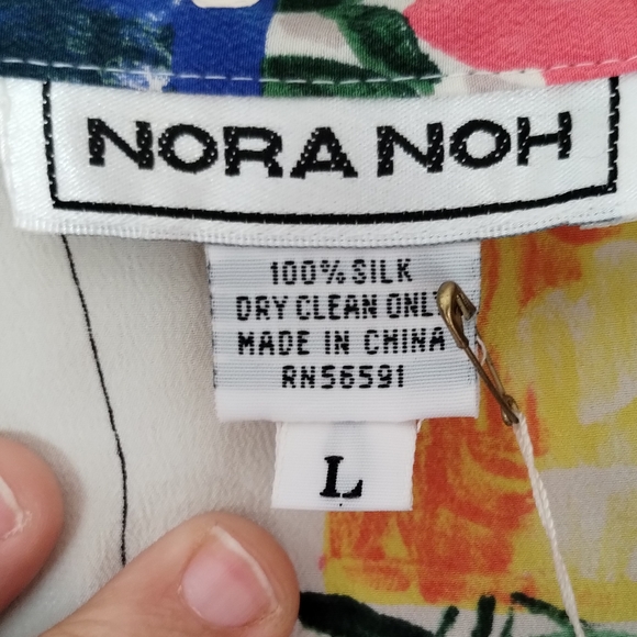 Vintage NWT Nora Noh Blouse sz L - Picture 5 of 8